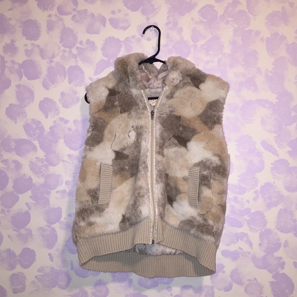 Fur vest (not real fur)